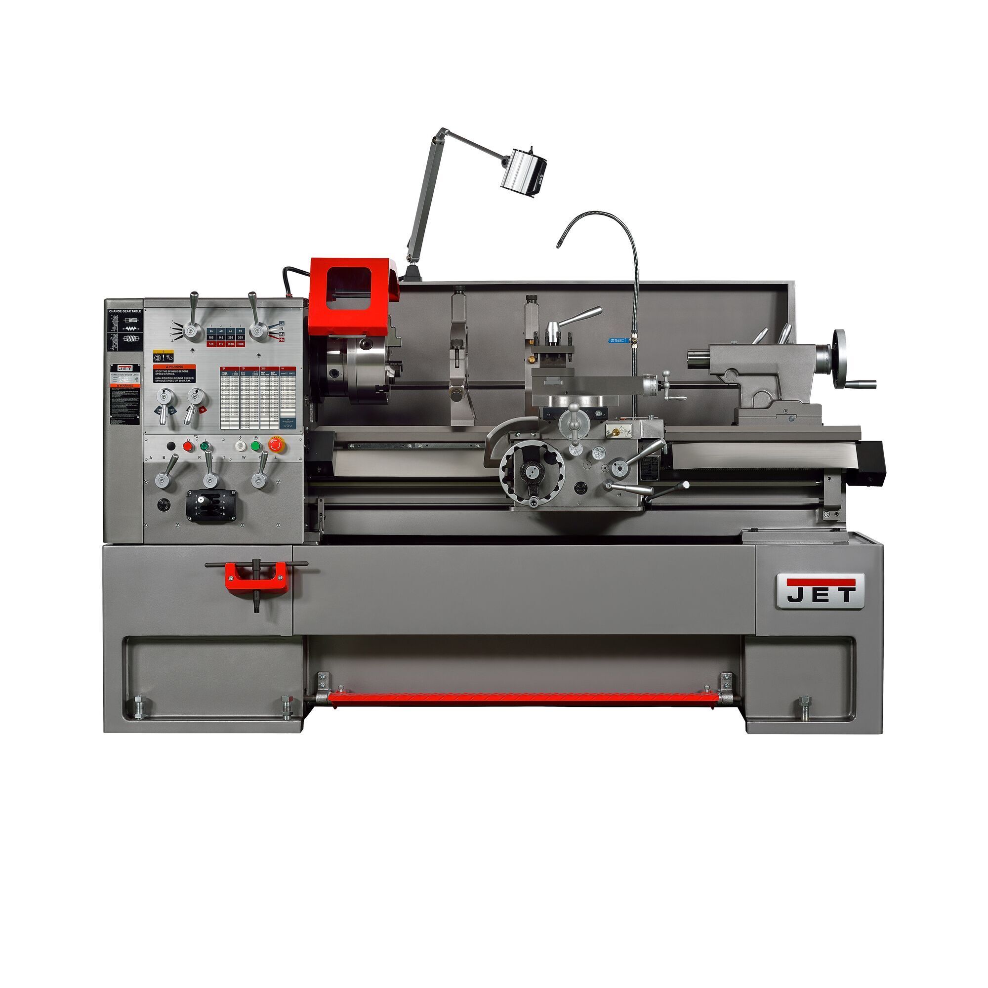 GH-1860ZX, Large Spindle Bore Gear Head Lathe w/ Newall NMS800 DRO